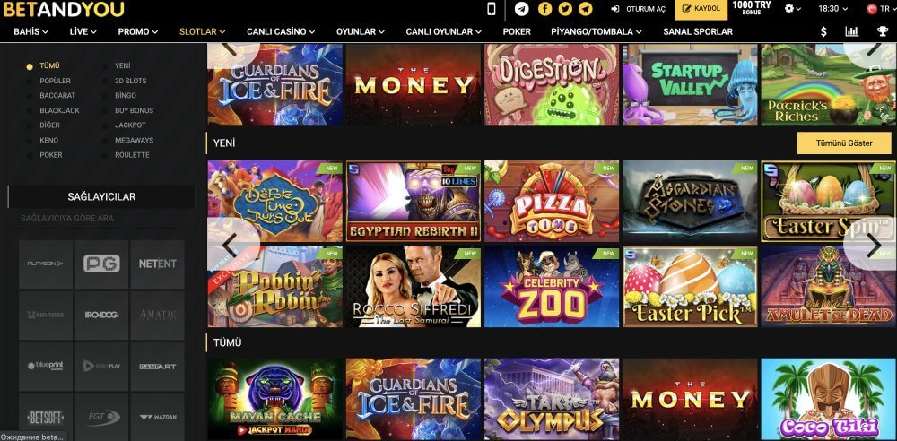 BetandYou Casino İncelemesi